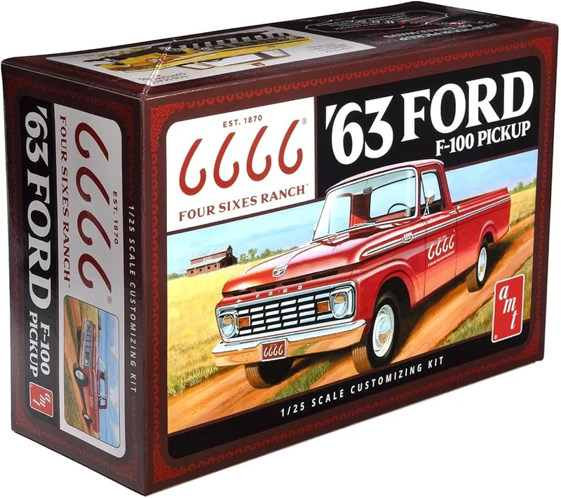 Modèle à coller 63 ford f-100 1/100
