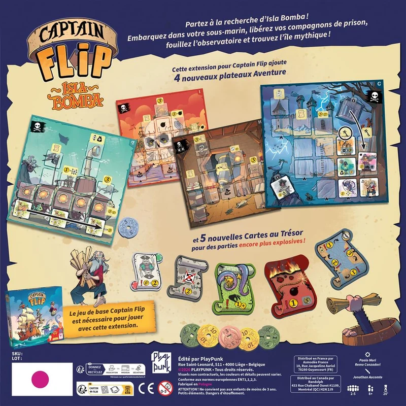 Captain Flip : Isla Bomba