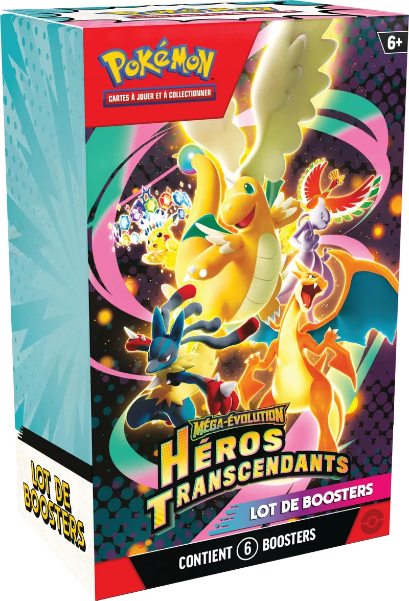Pokémon - ME2.5 - Bundle 6 boosters Héros Transcendants