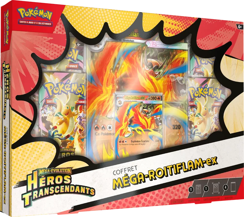 Pokémon - Coffret Méga-Roitiflam EX