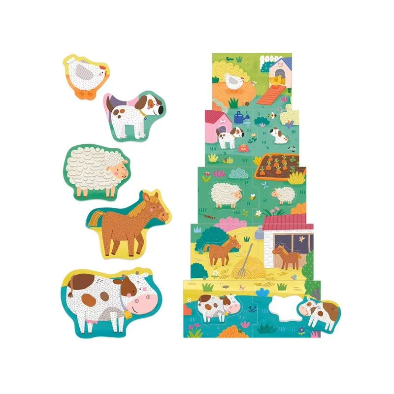 La maison des Maternelles - La tour Logique des bébés Animaux