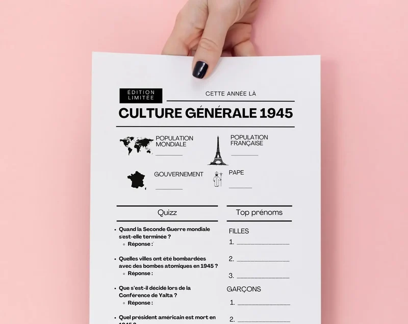 Jeu anniversaire 80 ans à imprimer : 10 jeux fun pour une soirée inoubliable