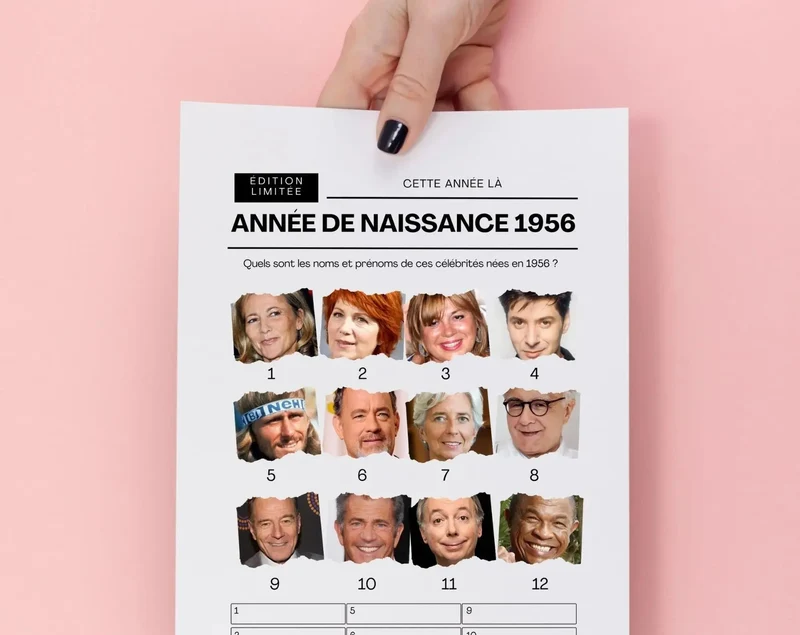 Jeu anniversaire 70 ans à imprimer : 10 jeux fun pour une soirée inoubliable