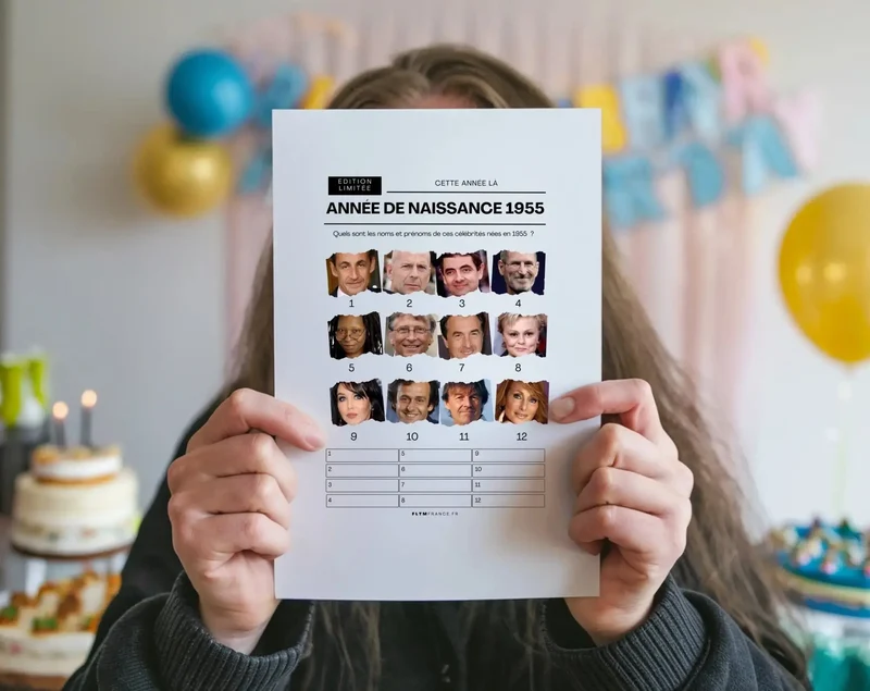 Jeu anniversaire 70 ans à imprimer : 10 jeux fun pour une soirée inoubliable