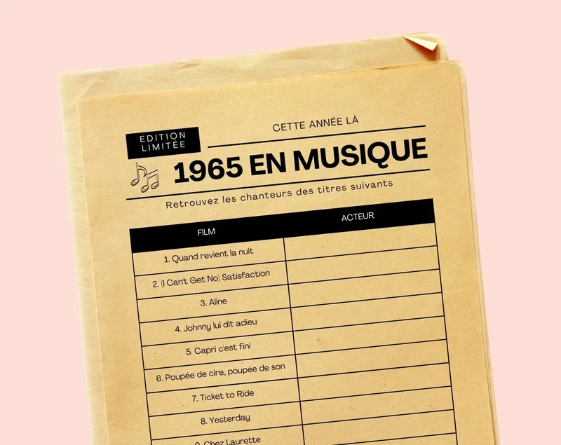 Jeu anniversaire 60 ans à imprimer : 10 jeux fun pour une soirée inoubliable