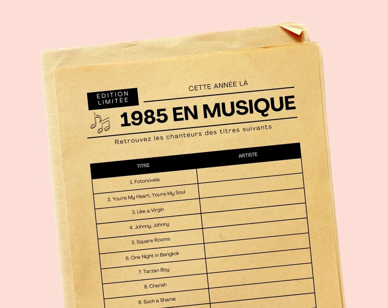 Jeu anniversaire 40 ans à imprimer : 10 jeux fun pour une soirée inoubliable