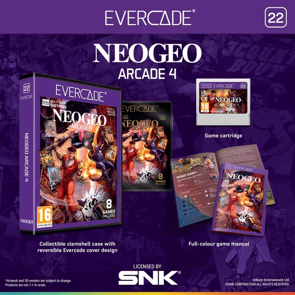 Blaze Evercade - NEOGEO Arcade Collection 4 - Cartouche n°22