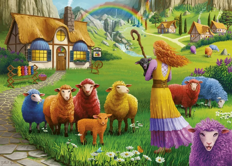 Boutique laine de moutons béats Casse-tête 1000pcs