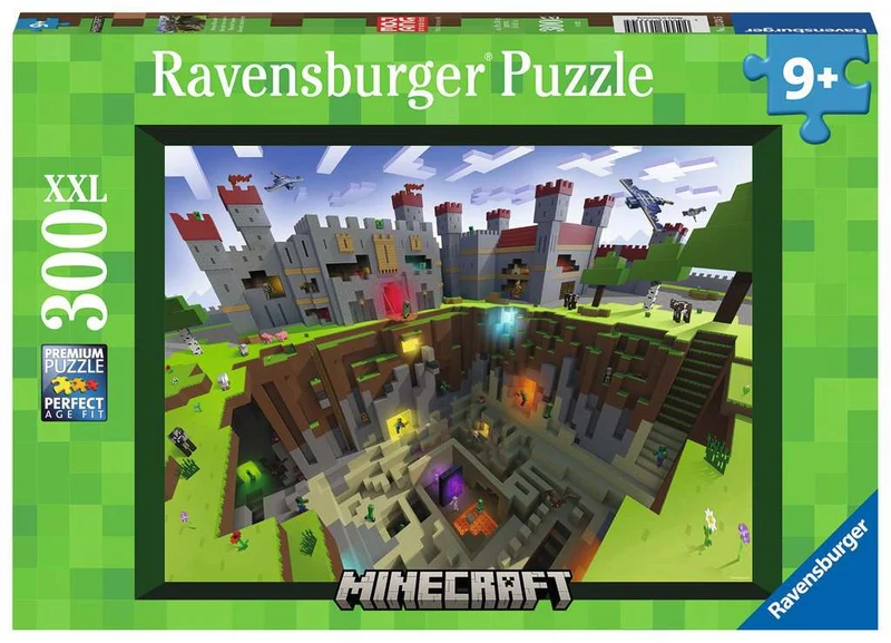 Minecraft Vue de coupe Casse-tête de 300 pièces