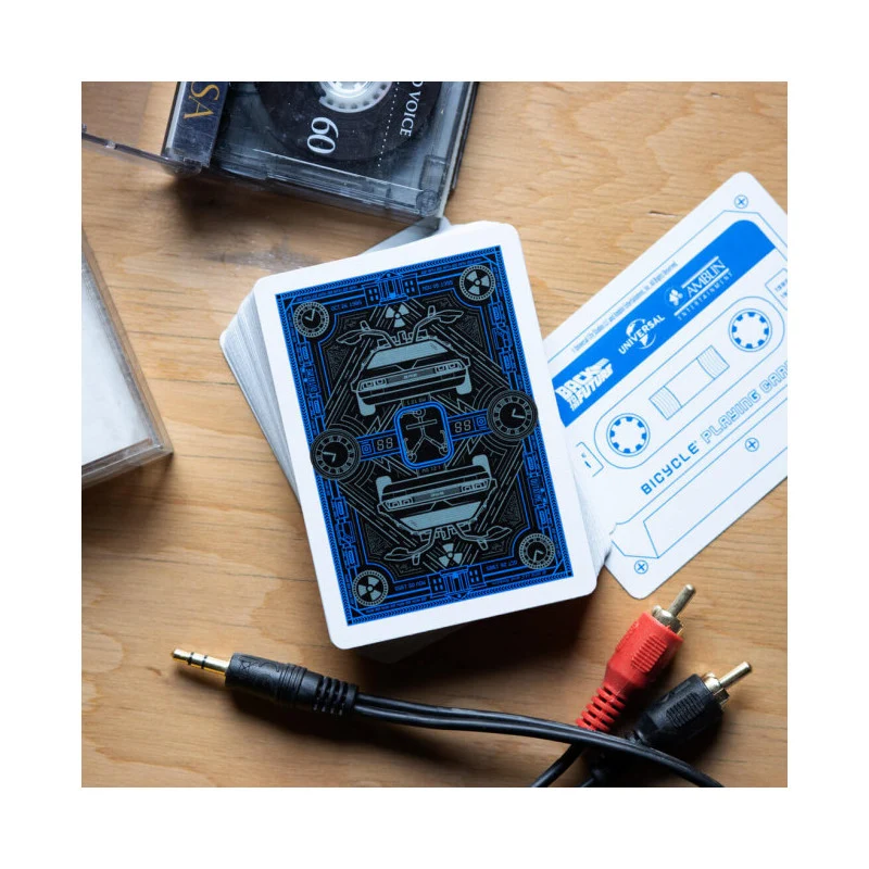 Cartes Bicycle - Retour vers le futur