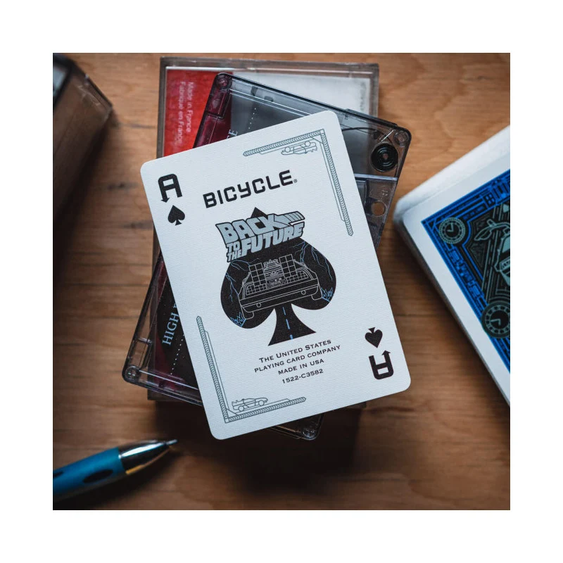 Cartes Bicycle - Retour vers le futur