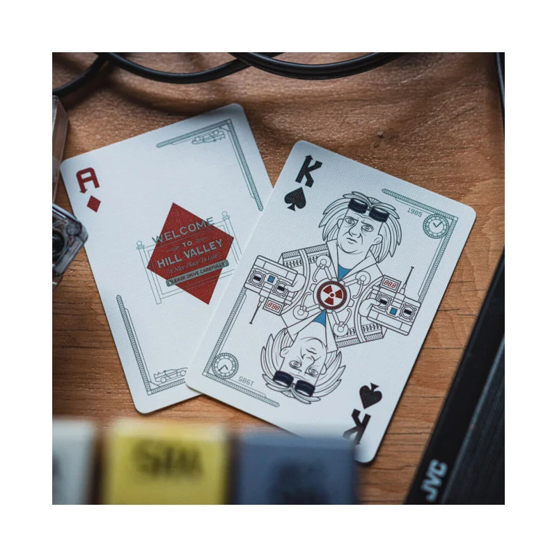 Cartes Bicycle - Retour vers le futur