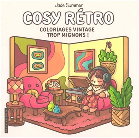 Cozy Rétro: Coloriages vintage trop mignons!