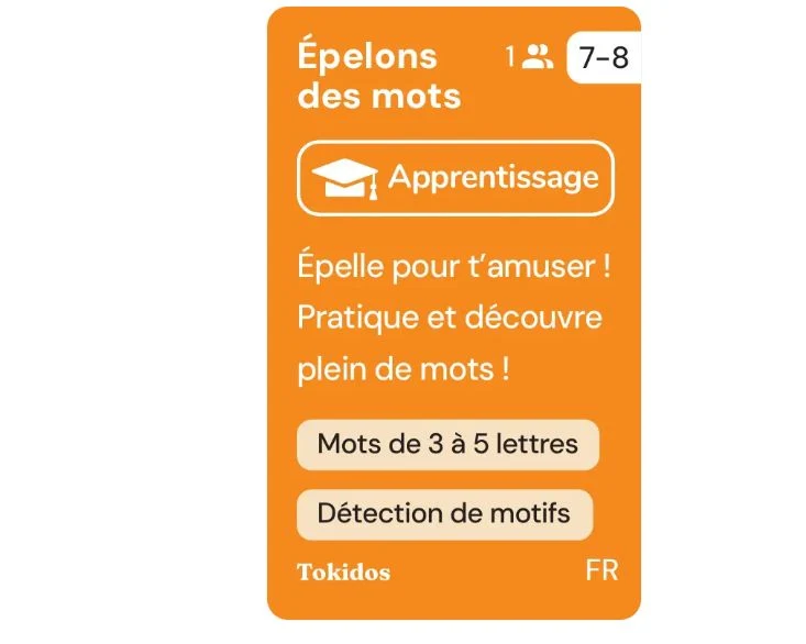 Épelons des mots