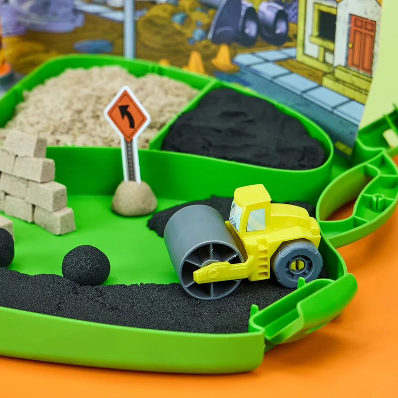Kinetic Sand - Coffret mallette de construction