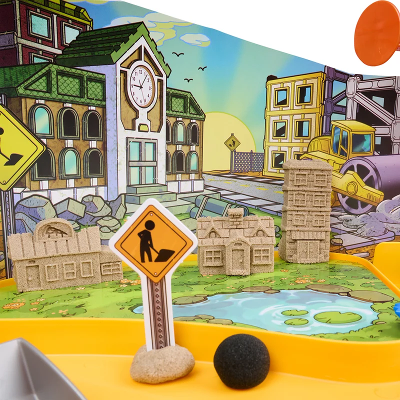 Kinetic Sand - Coffret mallette de construction