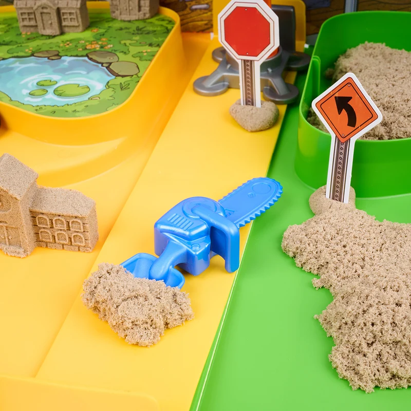 Kinetic Sand - Coffret mallette de construction