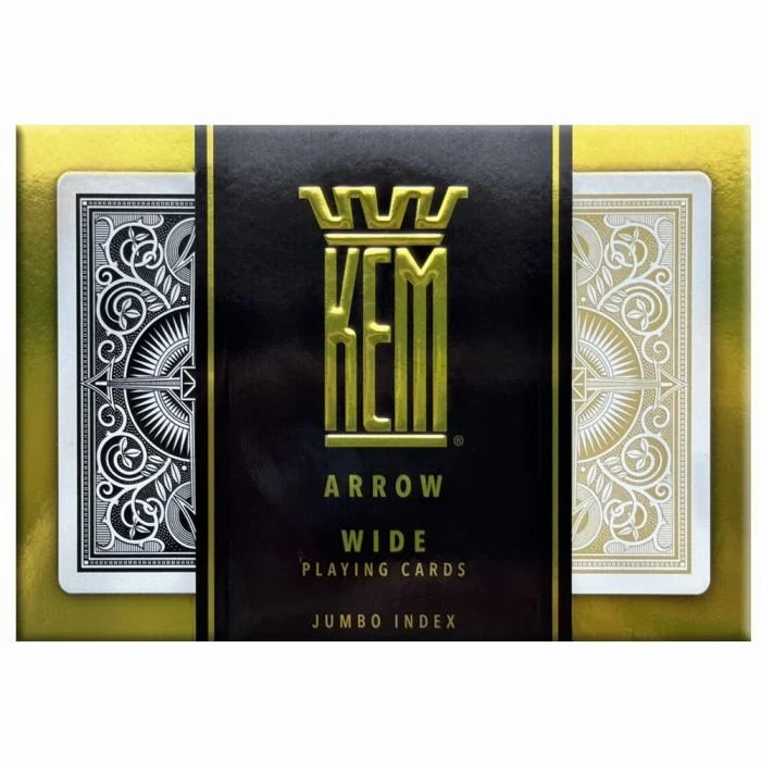 Kem double poker - index Jumbo - Black / Gold