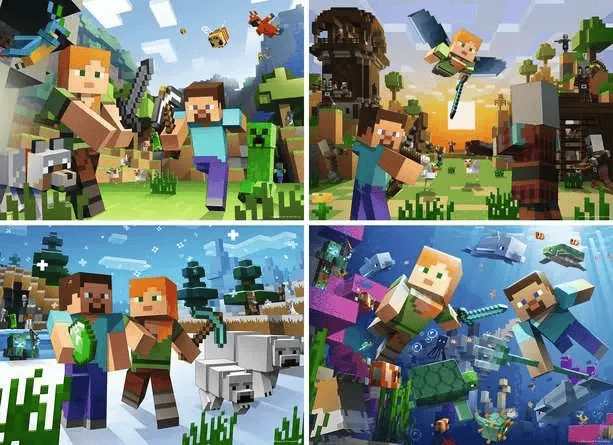 Minecraft (4x100 pcs)