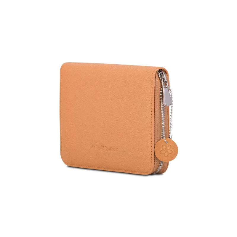 Etui de bridge en cuir pleine fleur - Soleil