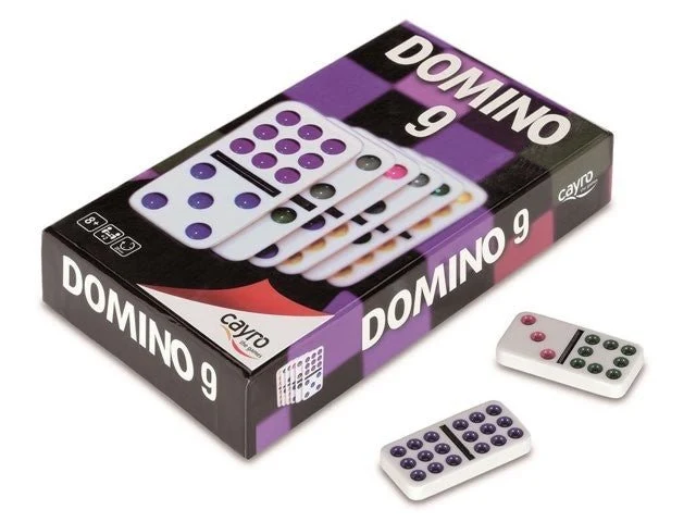 Dominos double 9 couleur