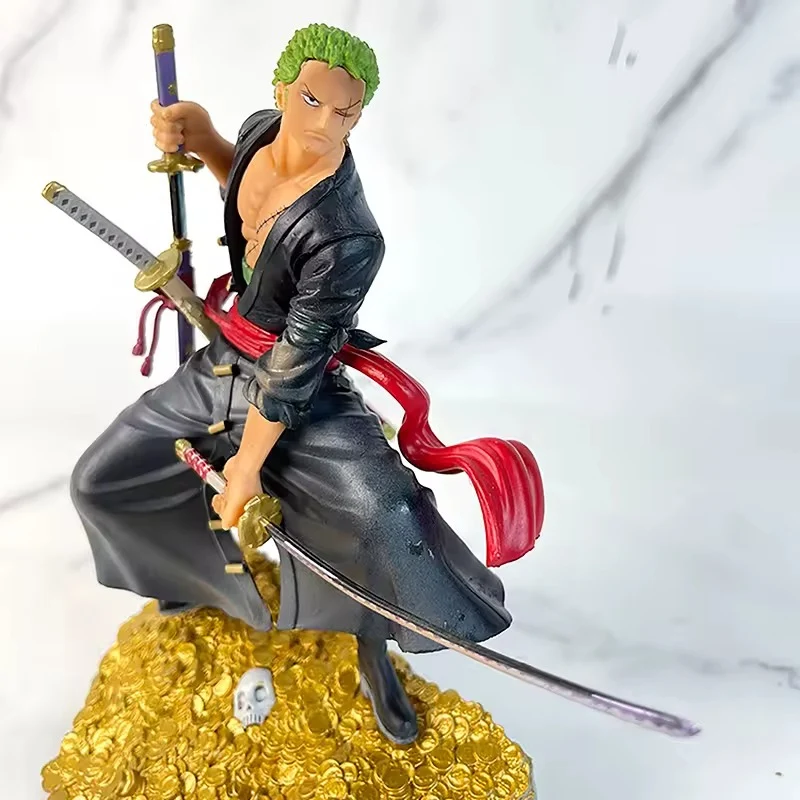 Figurine Roronoa Zoro 17 cm - L'Épéiste Légendaire de One Piece
