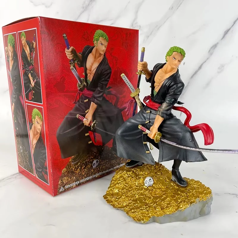 Figurine Roronoa Zoro 17 cm - L'Épéiste Légendaire de One Piece