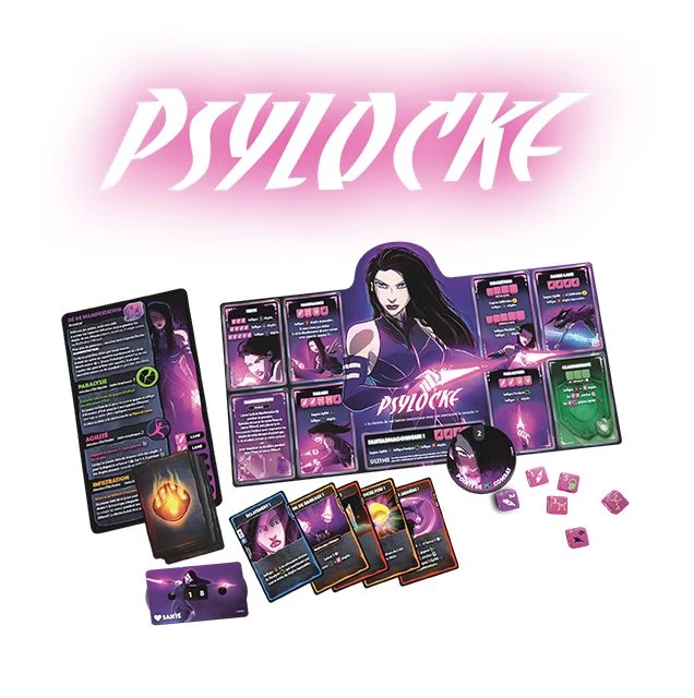 Dice Throne Marvel - Icerberg, Psylocke, Tornade, Wolverine