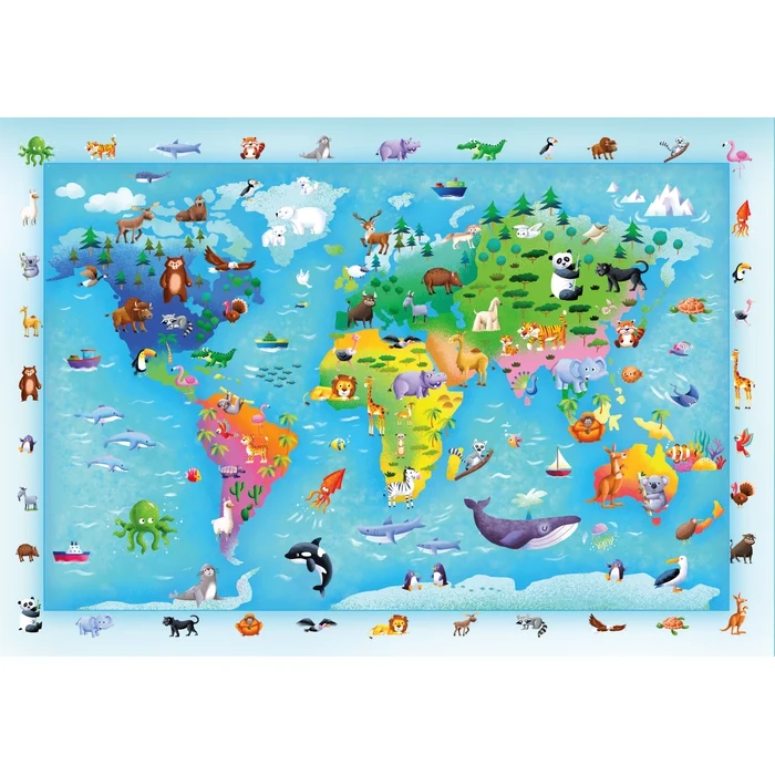 Wildlife Map - 60 pièces