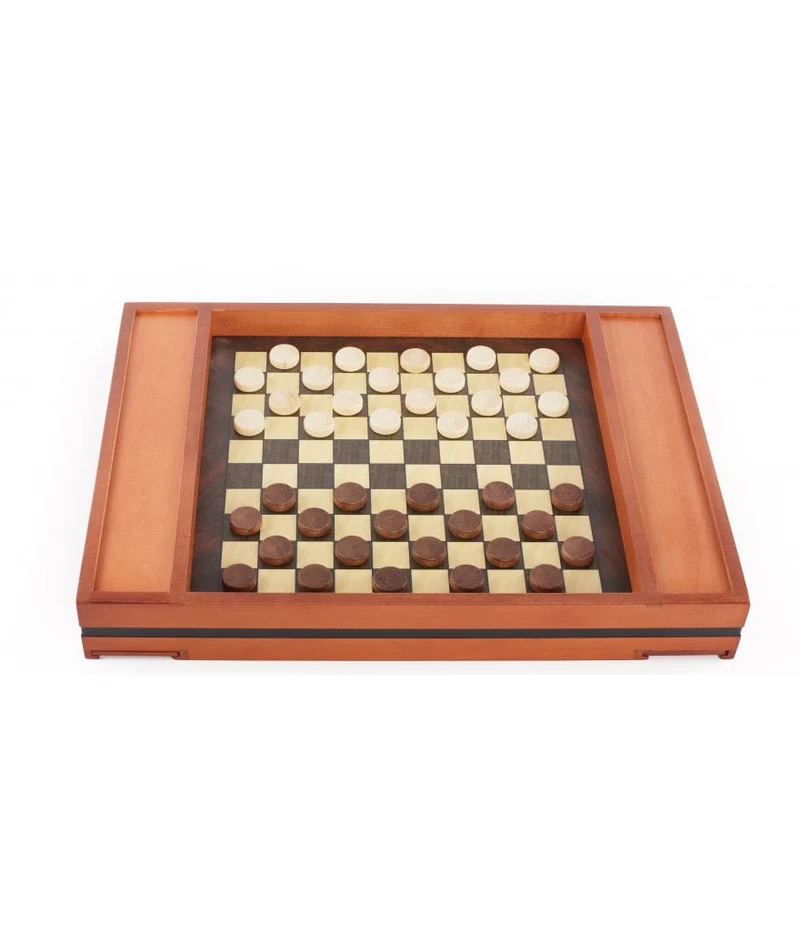 Coffret plumier échecs / dames