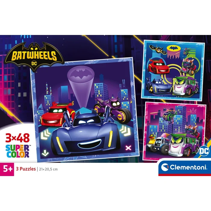 Batwheels - 3x48 pièces