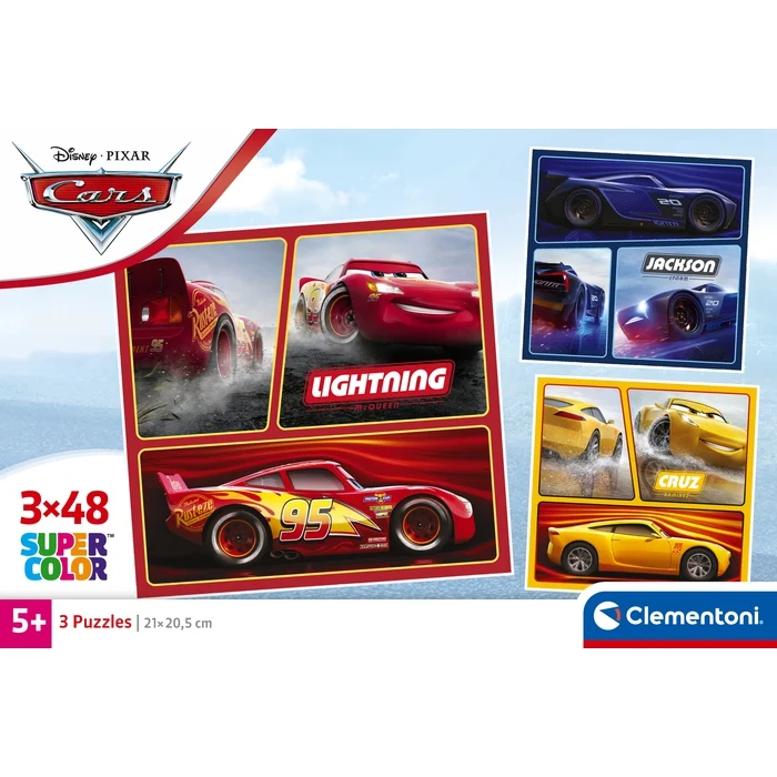 Disney Cars - 3x48 pièces
