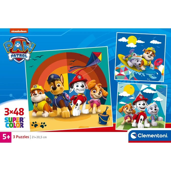 Paw Patrol - 3x48 pièces