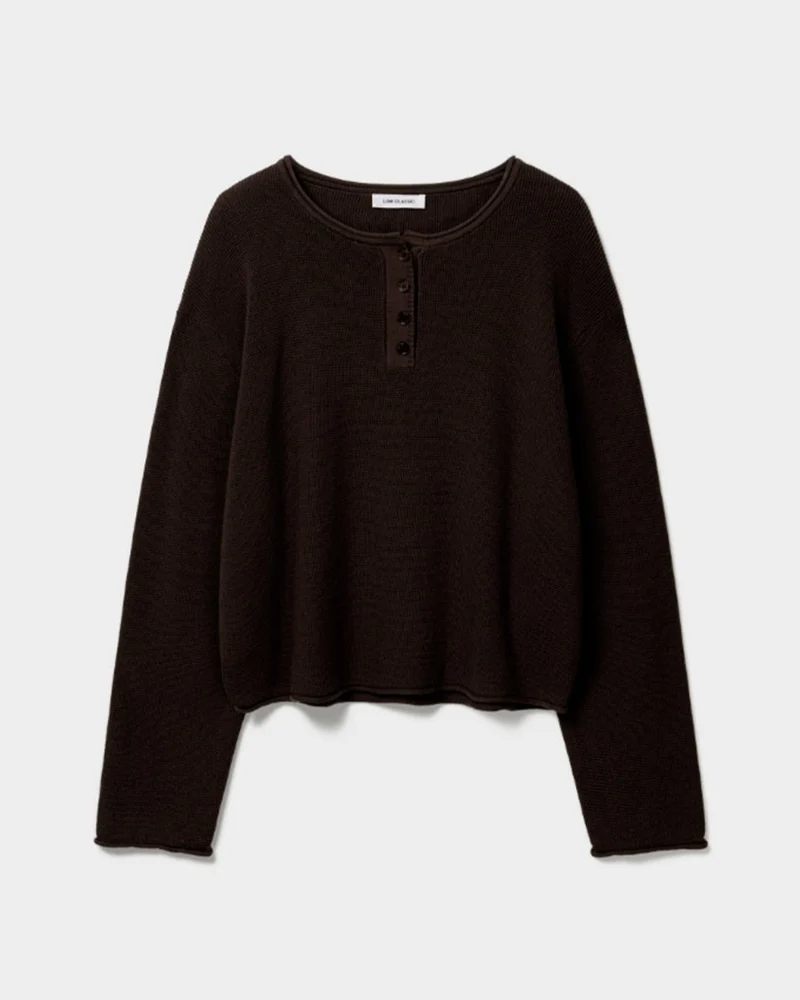 Low Classic - Pull Henry - Marron