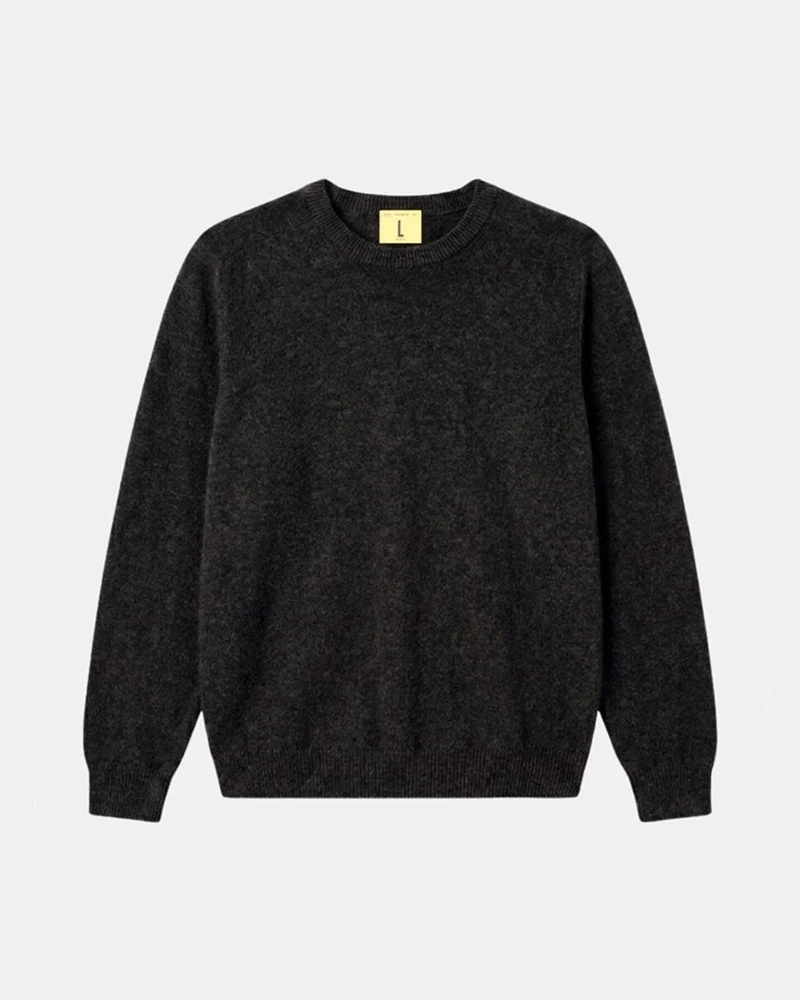 Nitto Knitwear - Pull Armen Col Rond - Charcoal