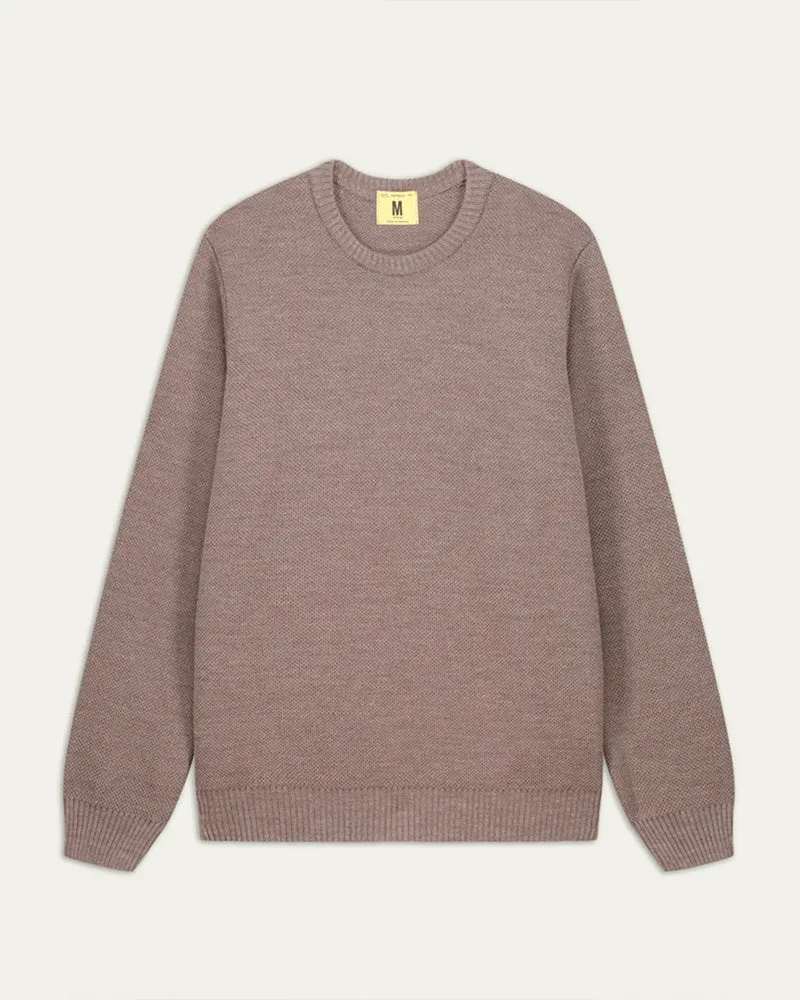 Nitto Knitwear - Pull Youri Col Rond - Taupe