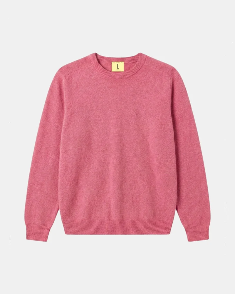 Nitto Knitwear - Pull Armen Col Rond - Rose Lipstick