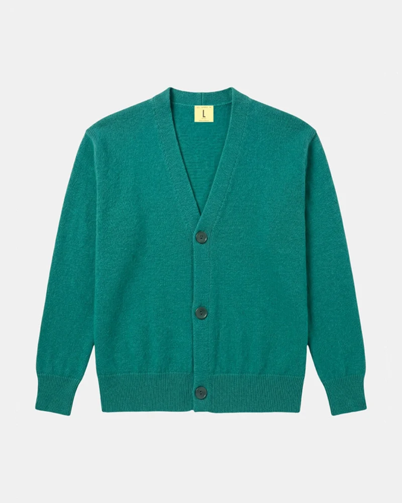 Nitto Knitwear - Cardigan Armen - Vert Chive