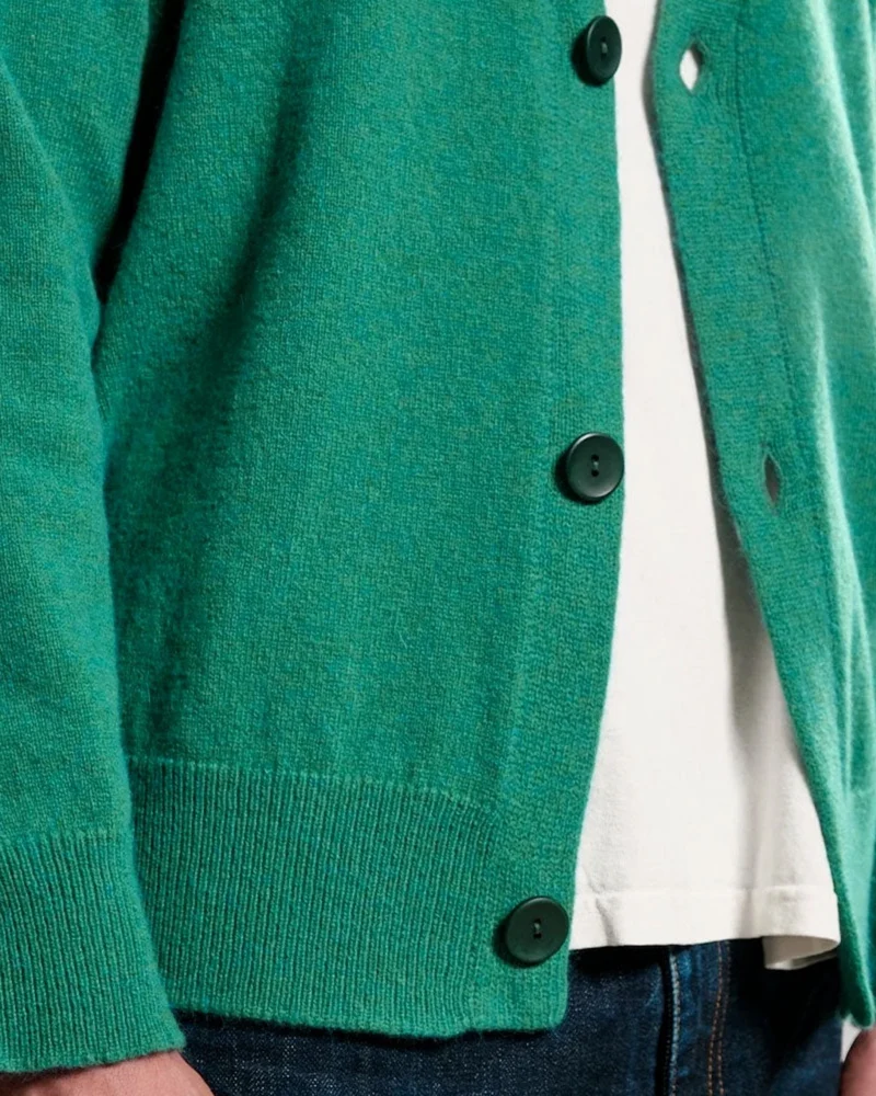 Nitto Knitwear - Cardigan Armen - Vert Chive