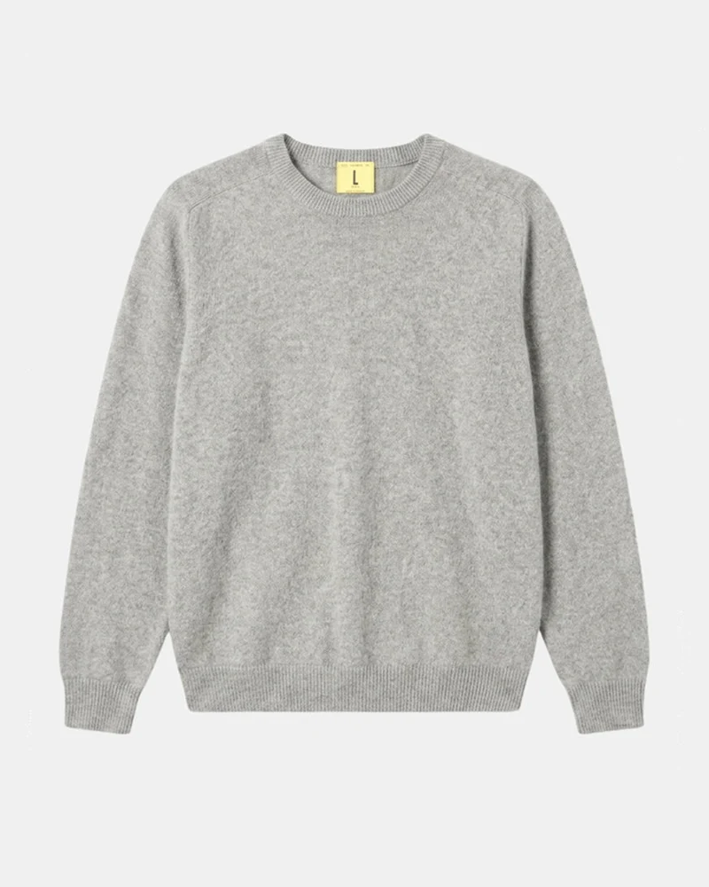 Nitto Knitwear - Pull Armen Col Rond - Silver