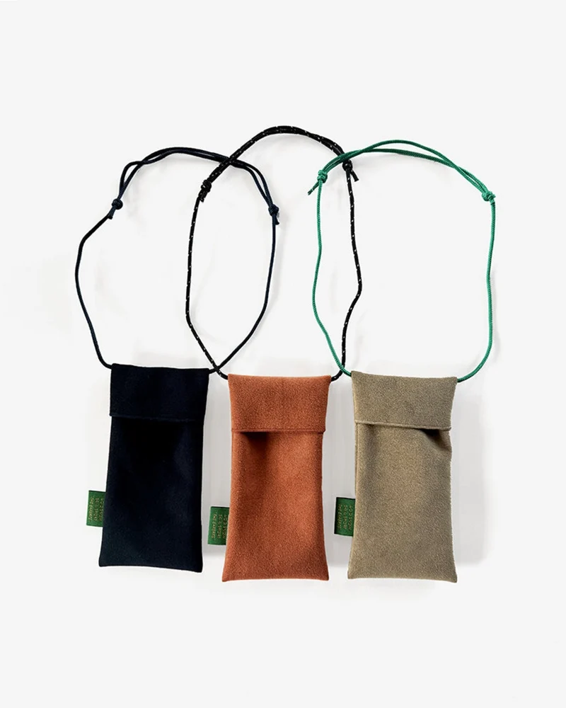 Acid Snow - Pochette Neck Tote - Rouge Clay