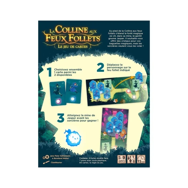 La Colline aux Feux Follets : le jeu de cartes