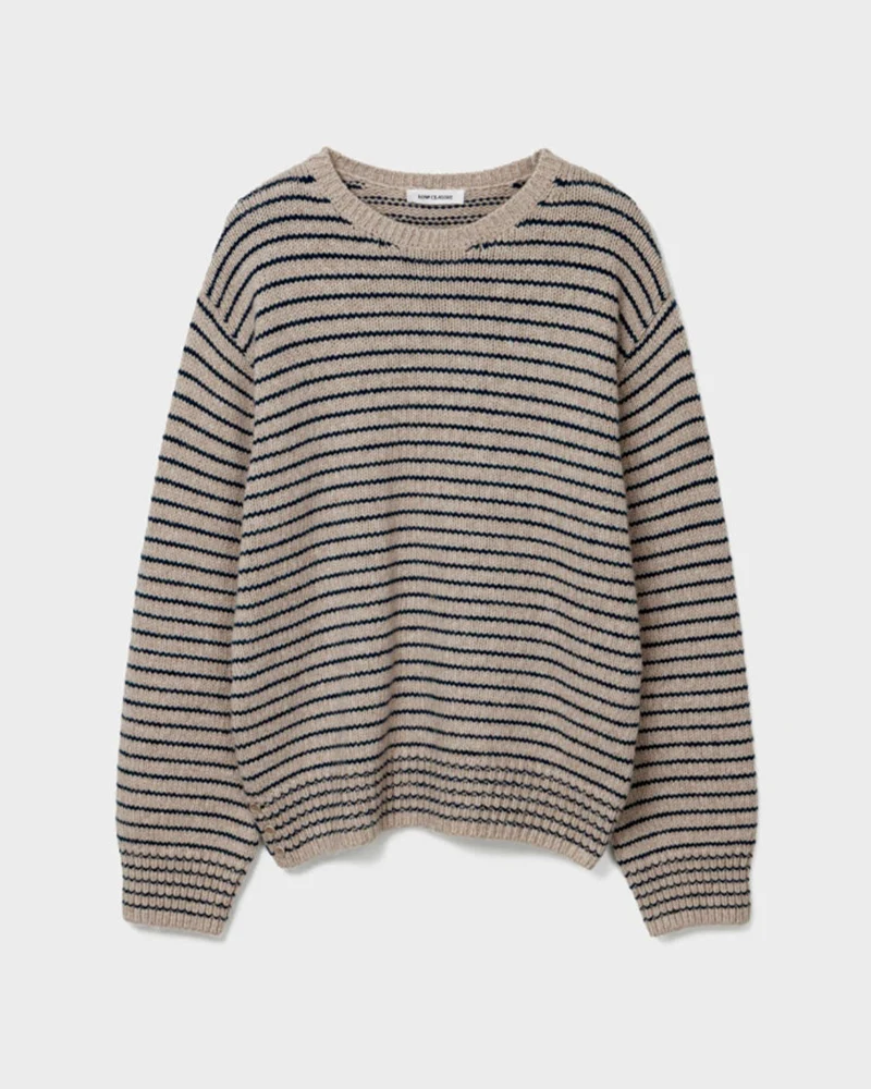 Low Classic - Pull À Rayures - Beige