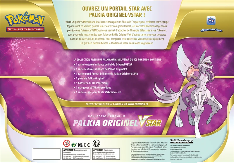 Pokemon Coffret prenium Palkia Originel VStar