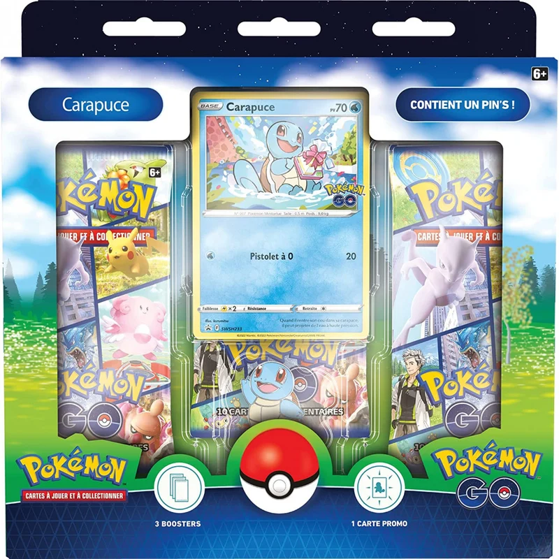 Pokemon GO coffret pin's Carapuce