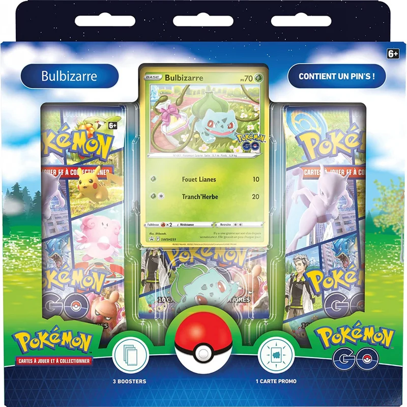 Pokemon GO coffret pin's Bulbizarre
