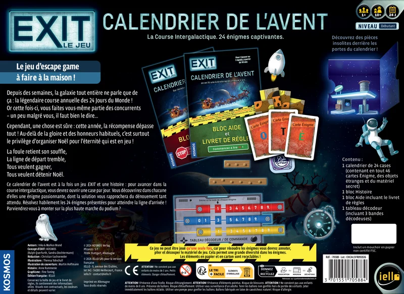 Exit : Cal. Avent - Course intergalactique (FR)