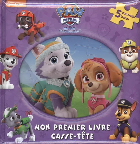 Pat Patrouille : mon premier livre casse-tête
