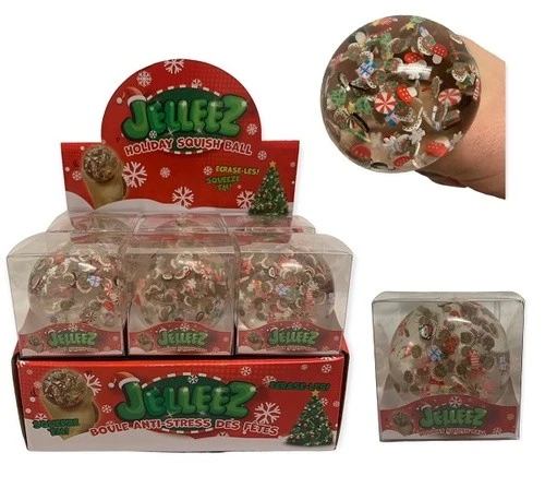 Balle Jelly Squeeze de Noël