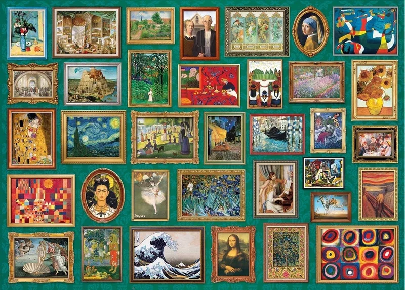 Puzzle Eurographics - 2000 p - Chefs-d'Oeuvre